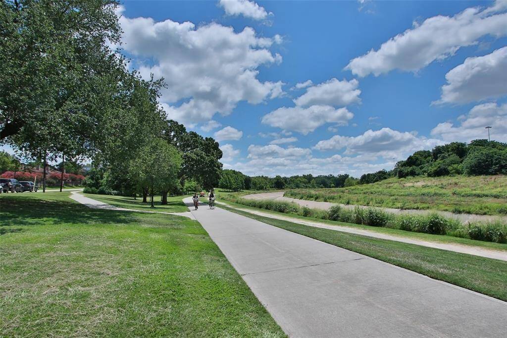 Height Hike and Bike Trail across the street