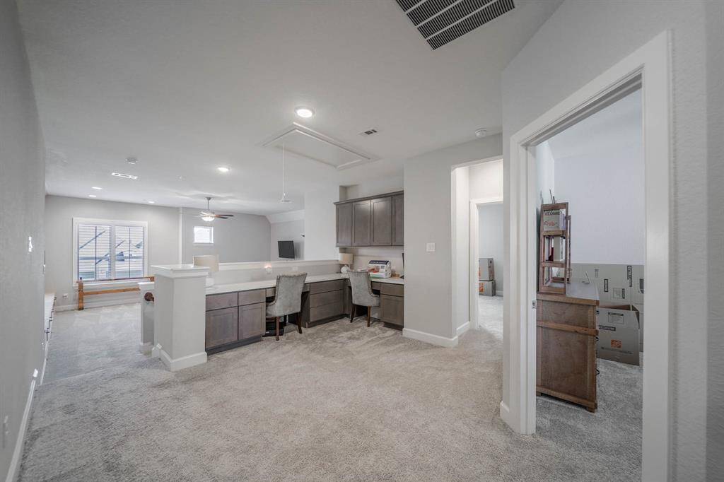 Upstairs Desk Area