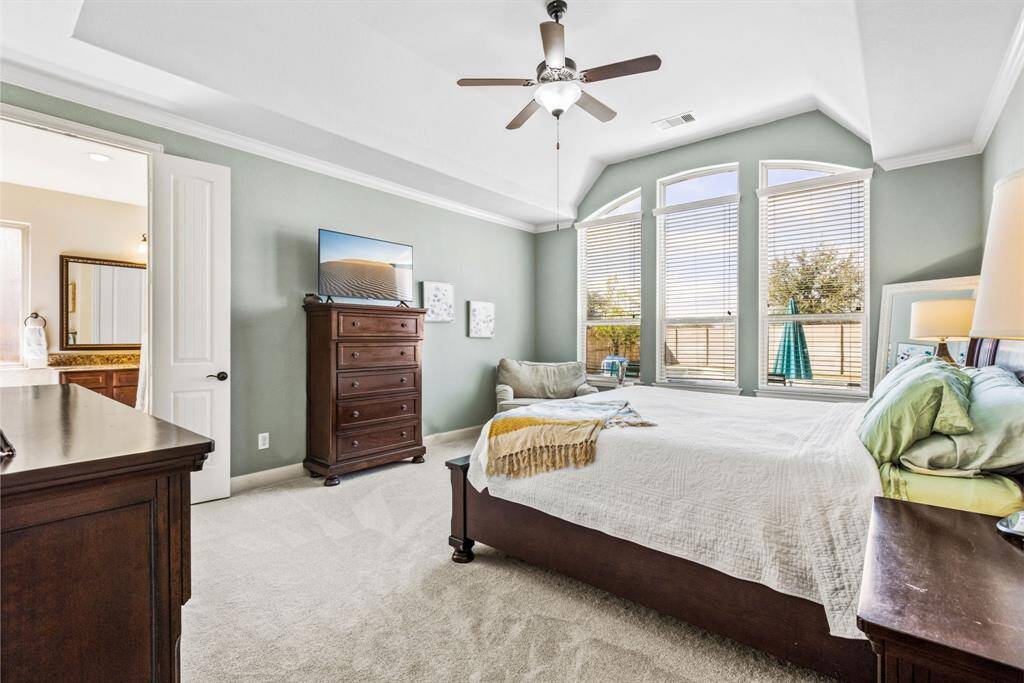 Perfectly Designed for Comfort – With its generous layout, neutral color palette, and high-end finishes, this primary suite is a dream come true.