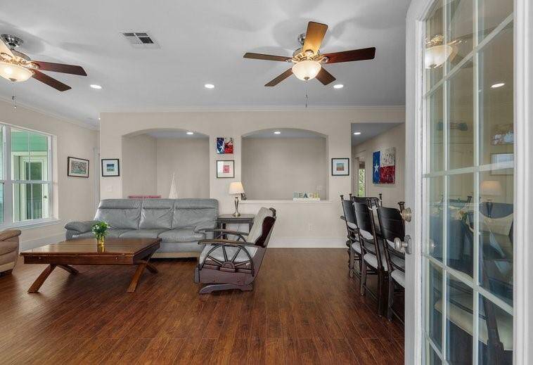 Warm and inviting  living area