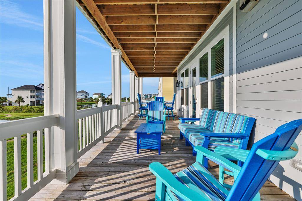 Deck access off the primary bedroom.