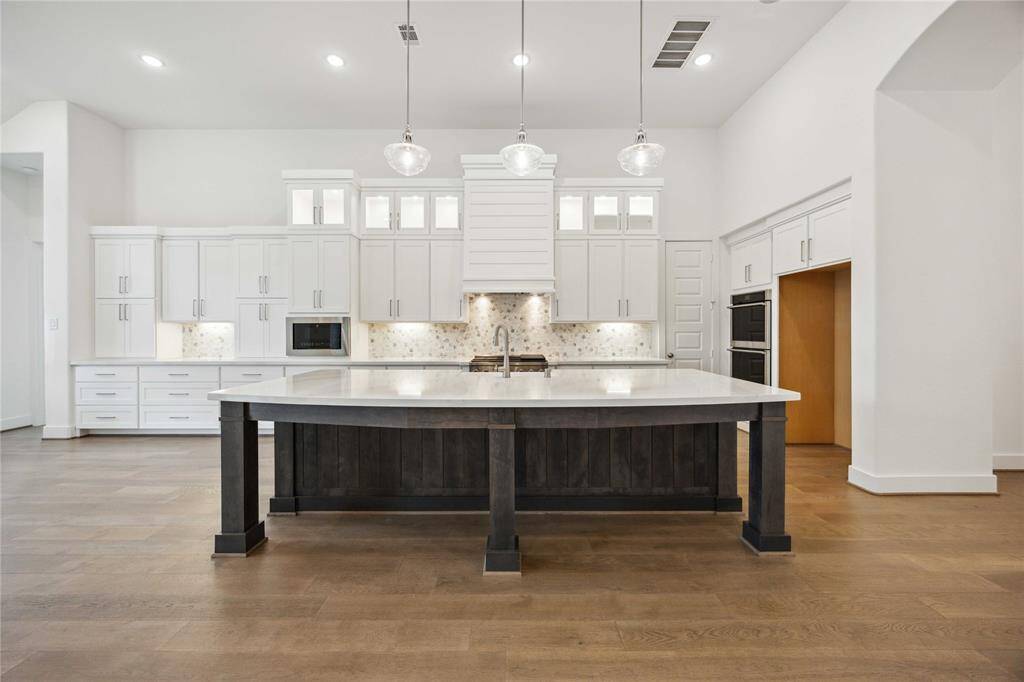 Gorgeous open concept kitchen, living and dining space