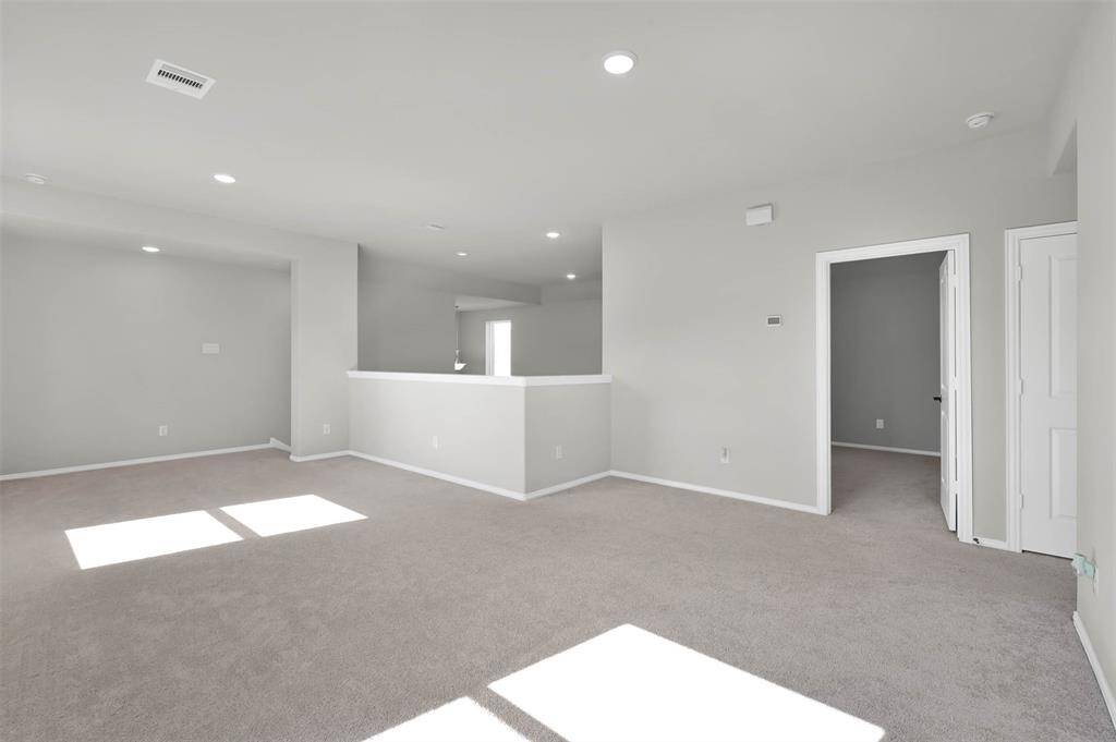 Upstairs game room
