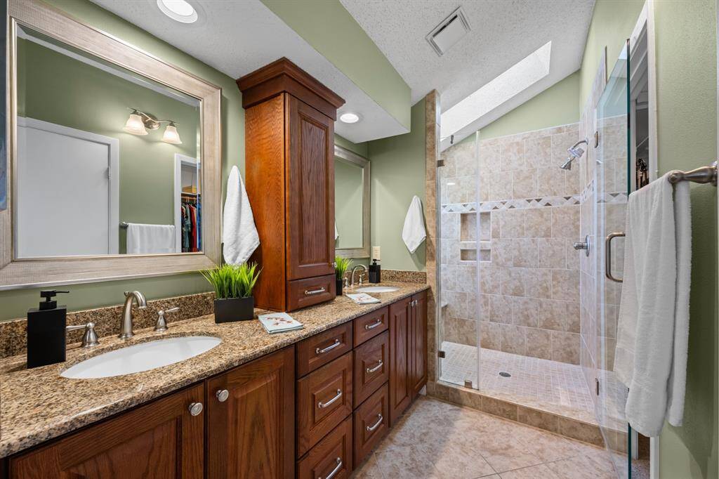 Custom cabinets in premier bathroom