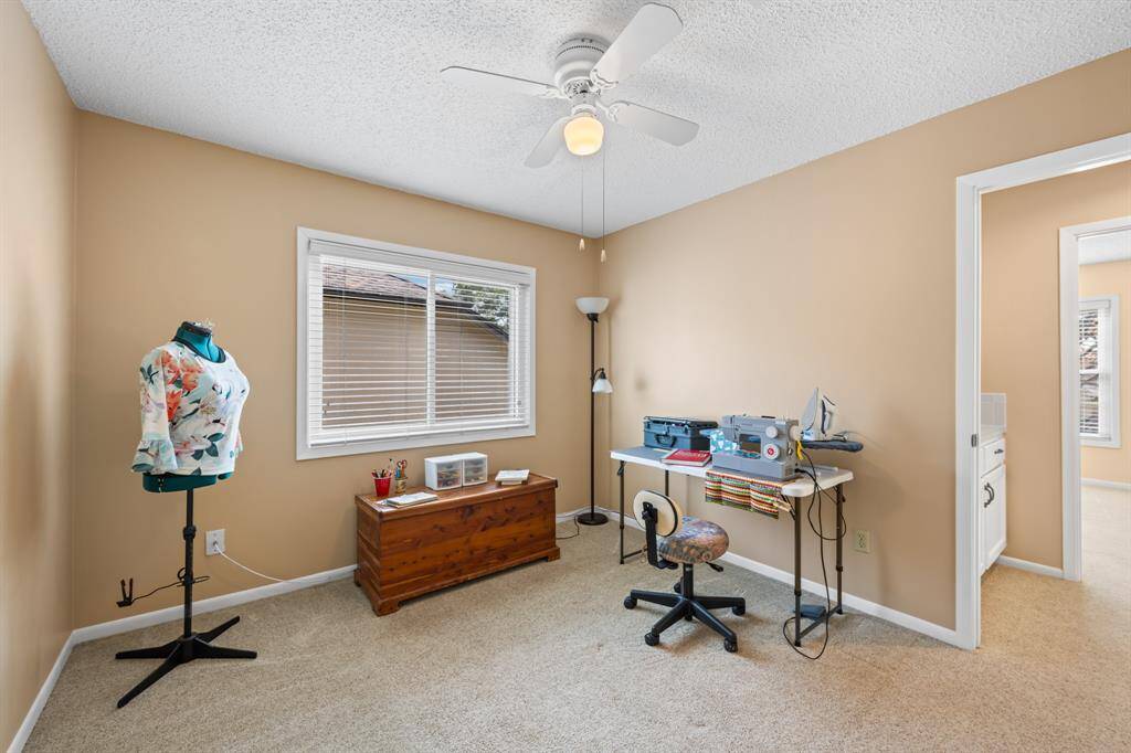 Extra room now used as crafts room