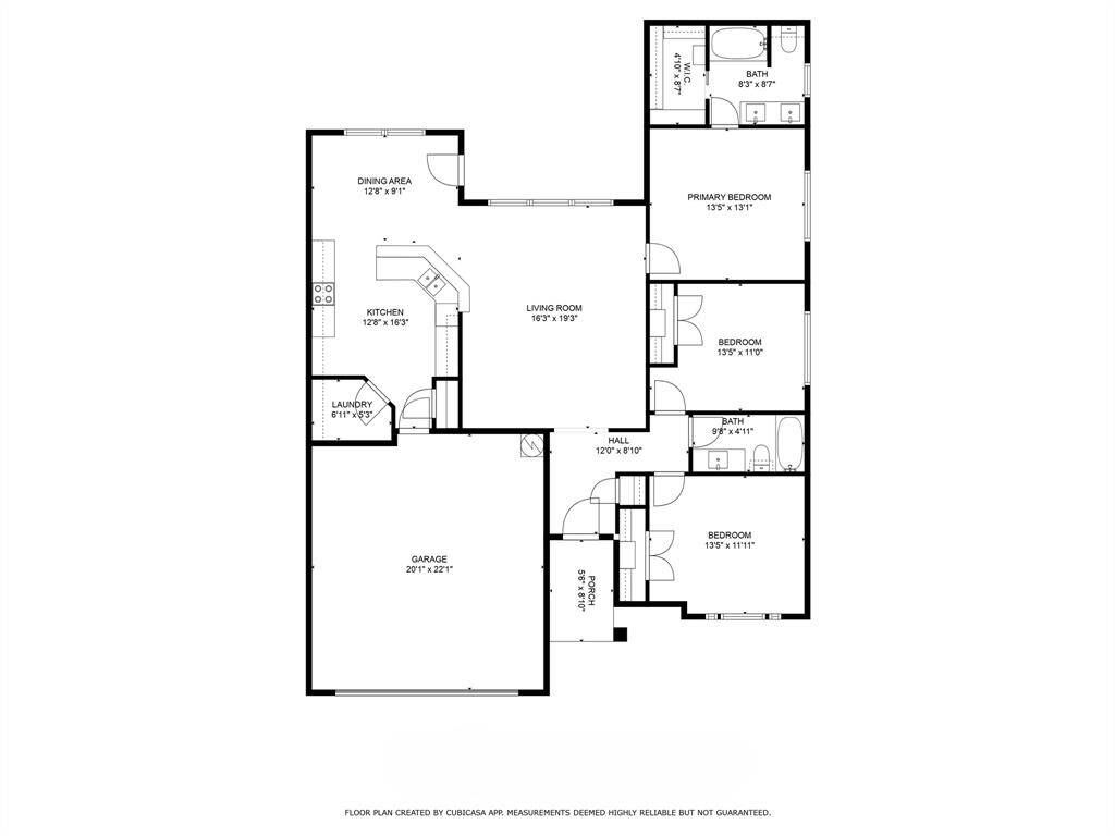 Floor Plan (measurements are approximate and should be verified by buyer)