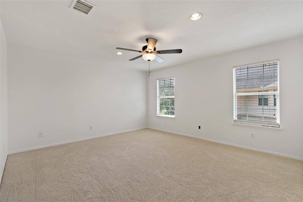 Oversized upstairs secondary bedroom