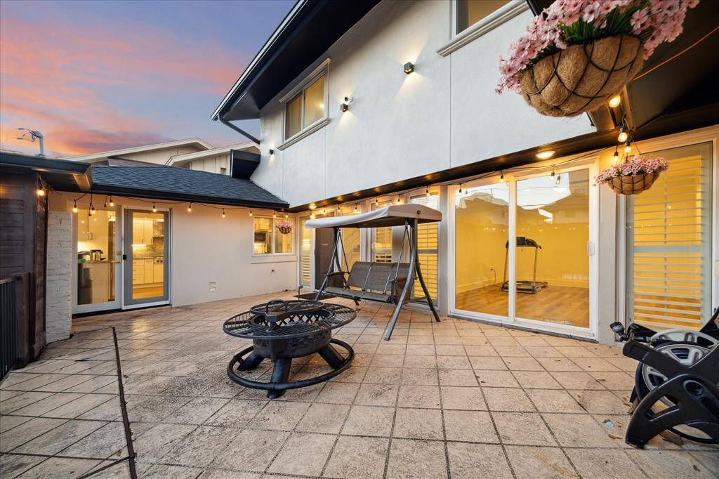 This pool-side patio looks like the perfect space for summer BBQs and backyard birthday parties with plenty of room for your patio furniture and personal touches.