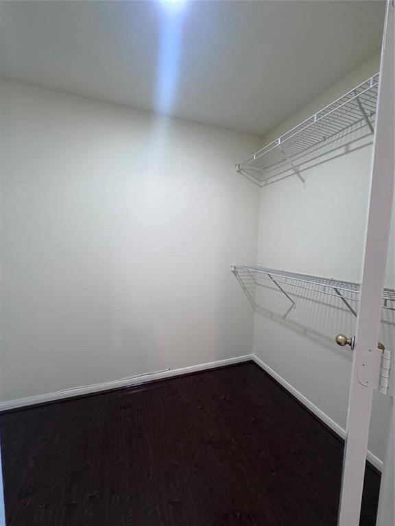 Walk-in closets in all bedrooms