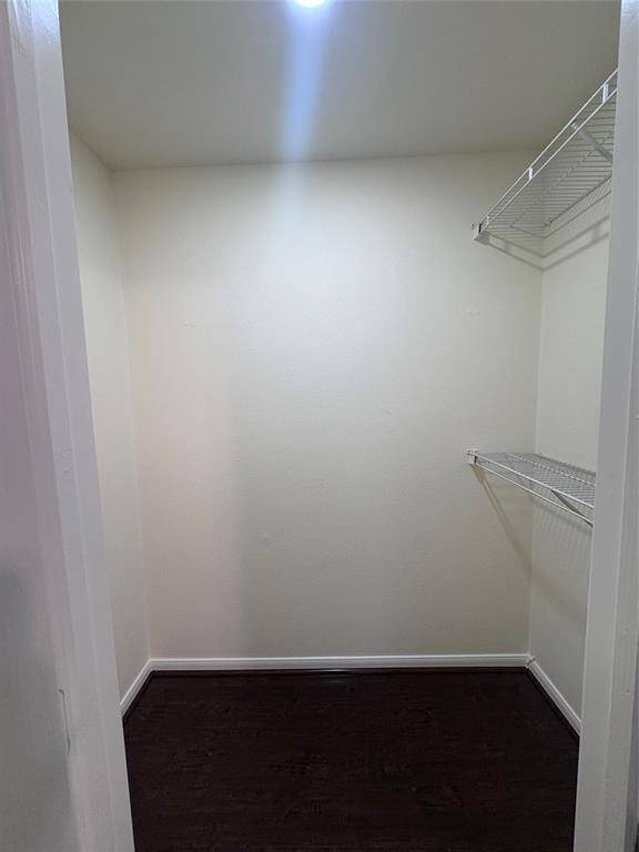 Walk-in closets in all bedrooms