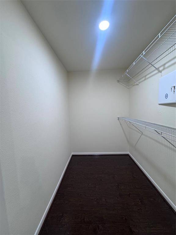 Walk-in closets in all bedrooms