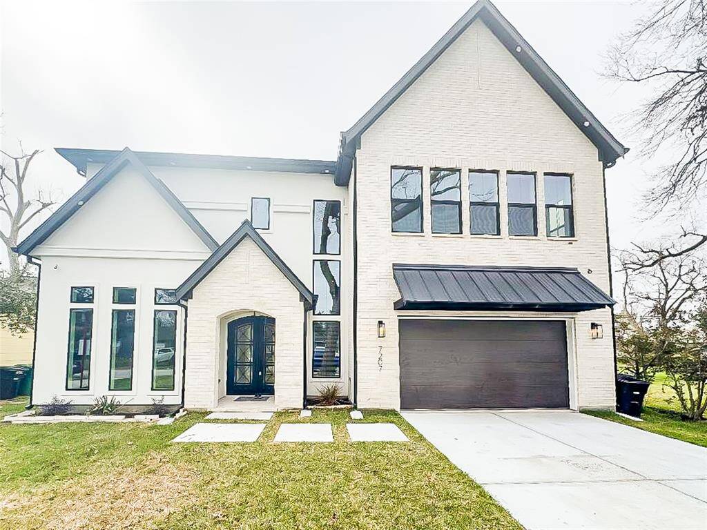 Front elevation of the house