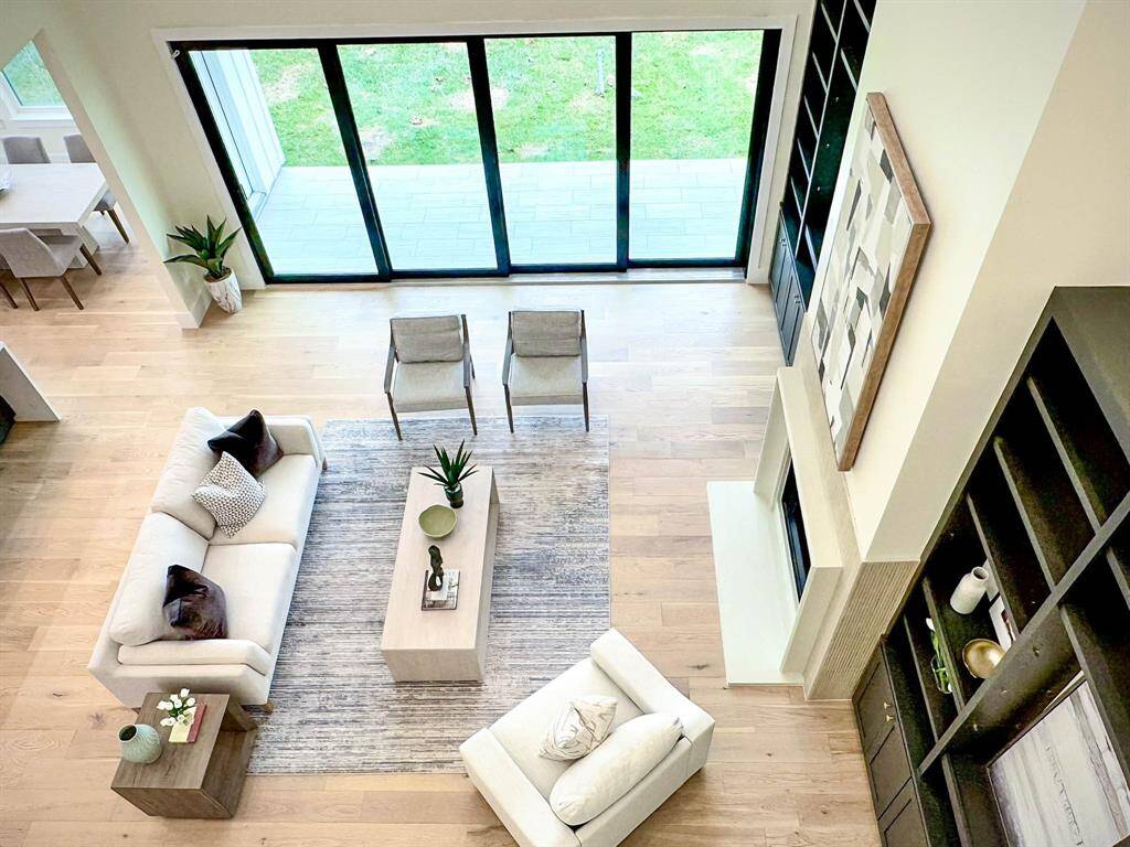 Living area from the top