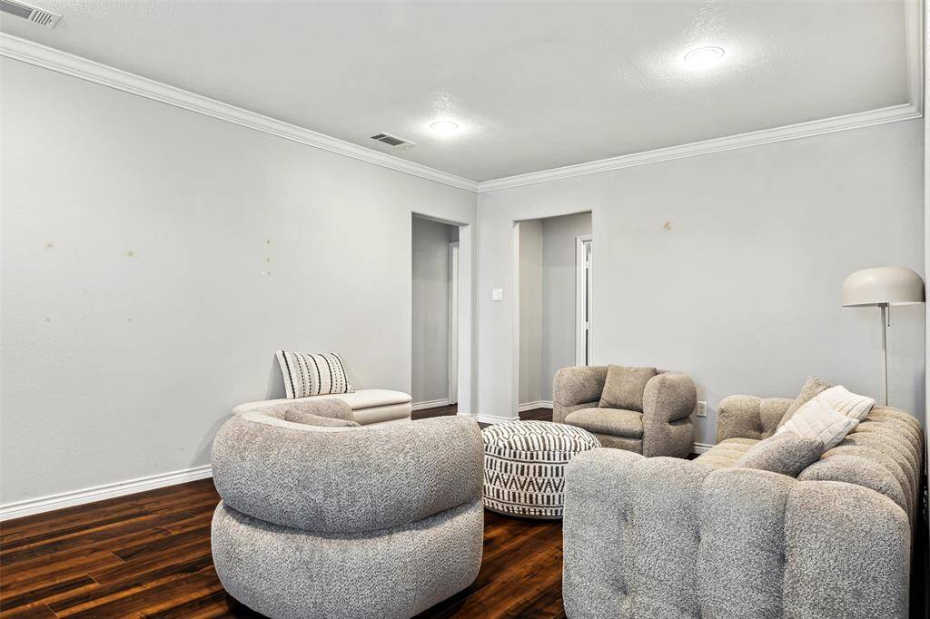 The walls are a blank slate for your artwork...