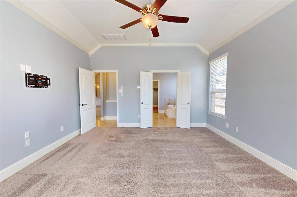 Master bedroom with biometric locks!