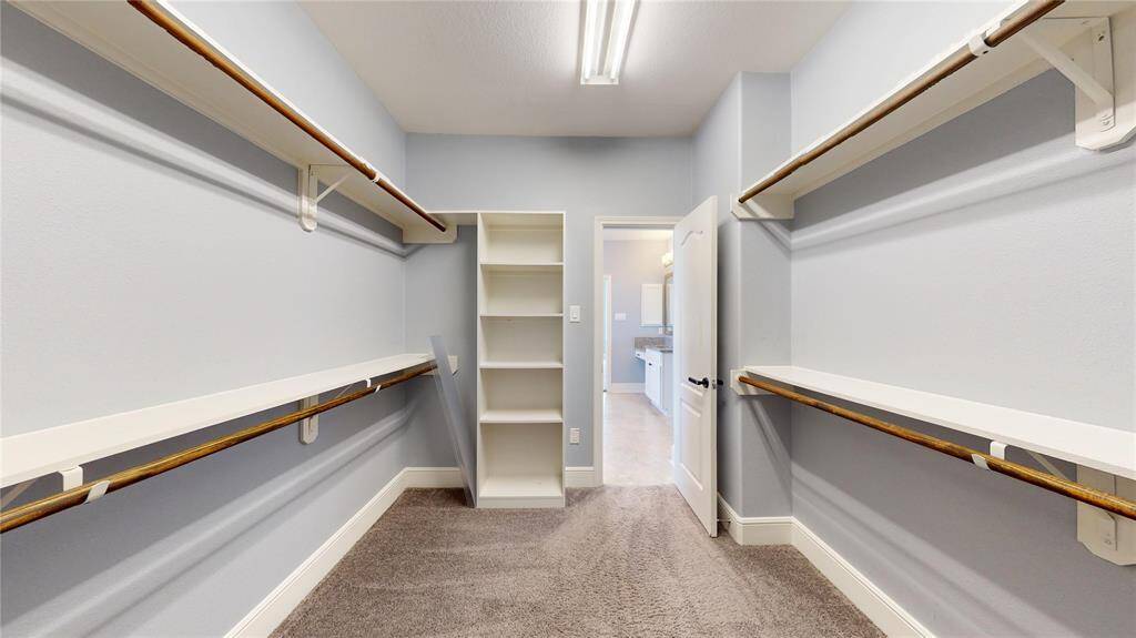 Master closet, biometric locks on this door too!