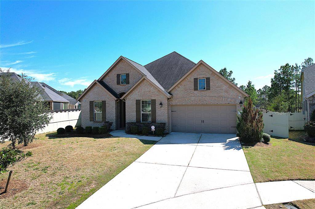 Aerial view front of house