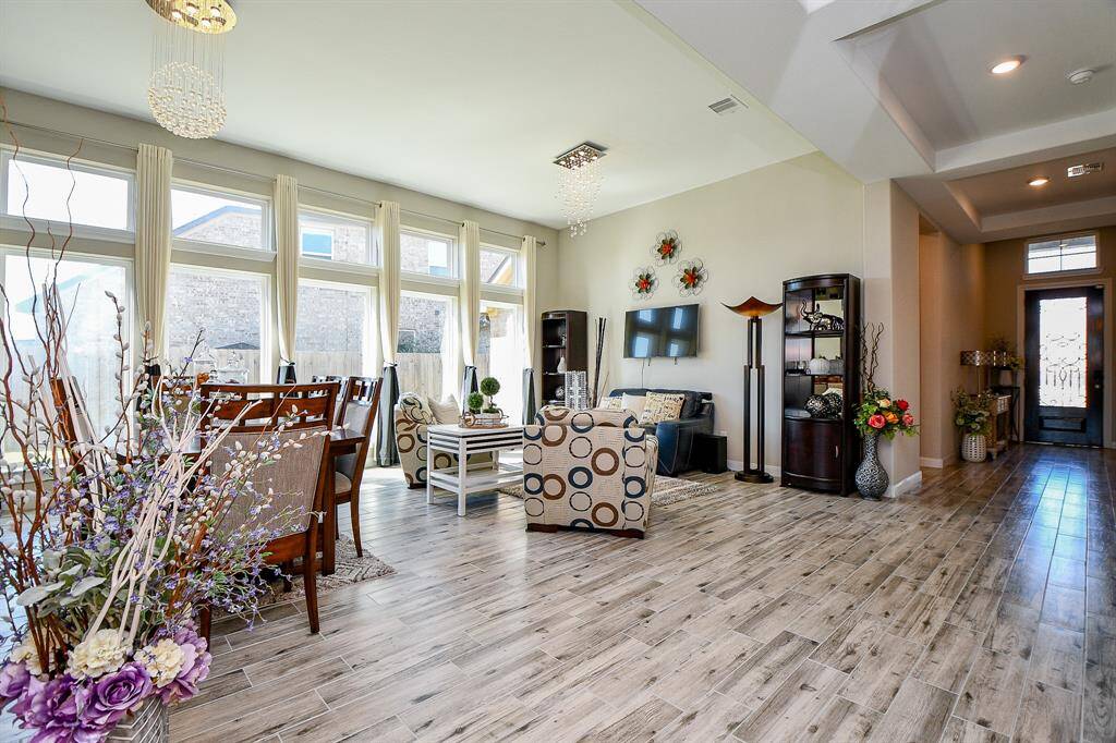 Lots of natural light comes through these windows