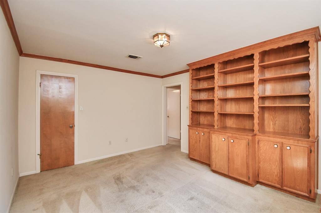 The home office with custom built-in's has a huge walk in closet and can easily be used for the 4th bedroom. You'll love the spacious bedrooms here.
