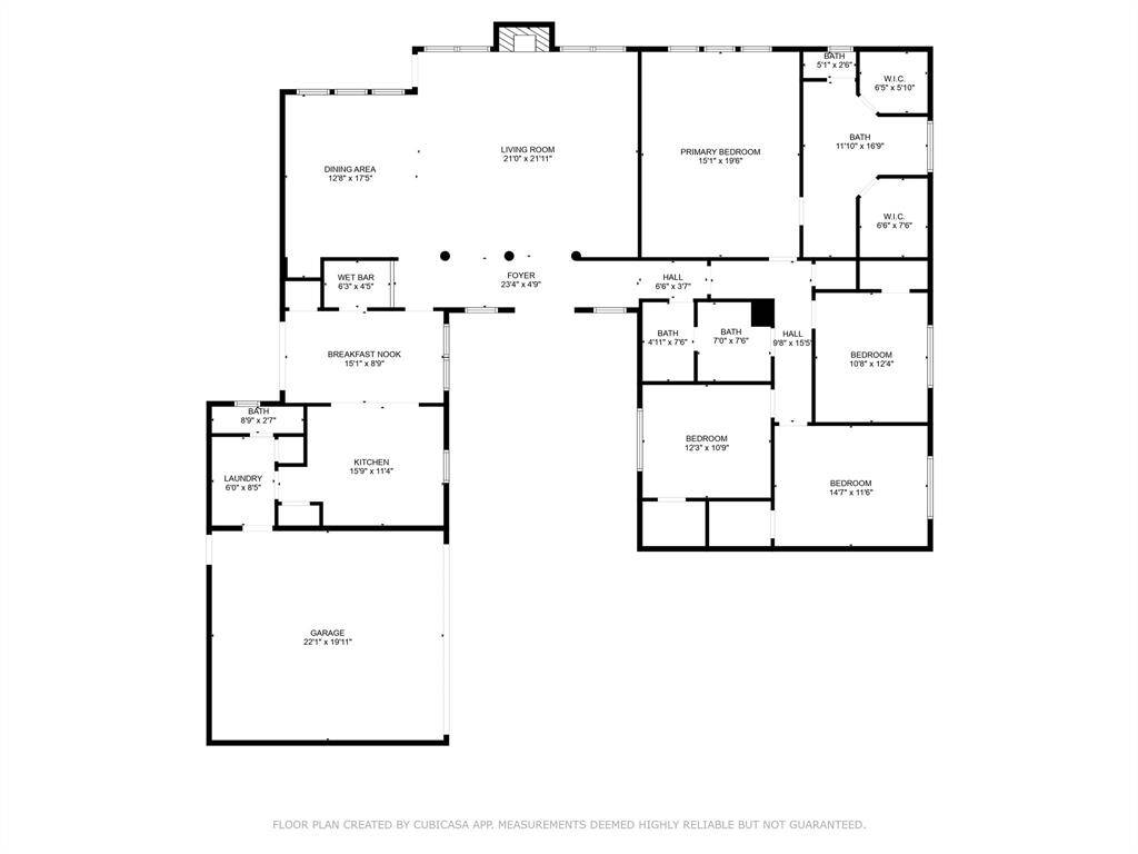 Estimated floor plan - not to scale, measurements approximate