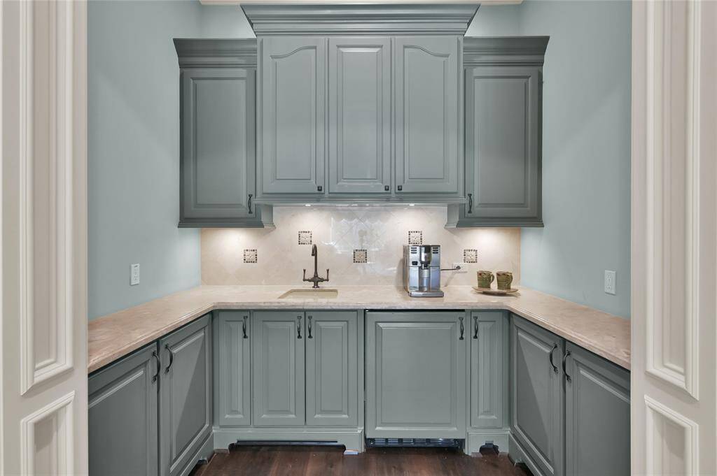 Enjoy an early morning hot cup brewed just steps away in your own personal coffee bar.