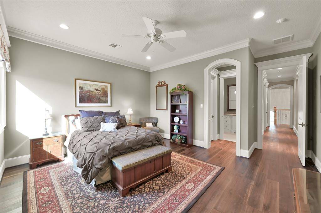 Bedroom 5 includes Hollywood bath plus attached additional flex space.