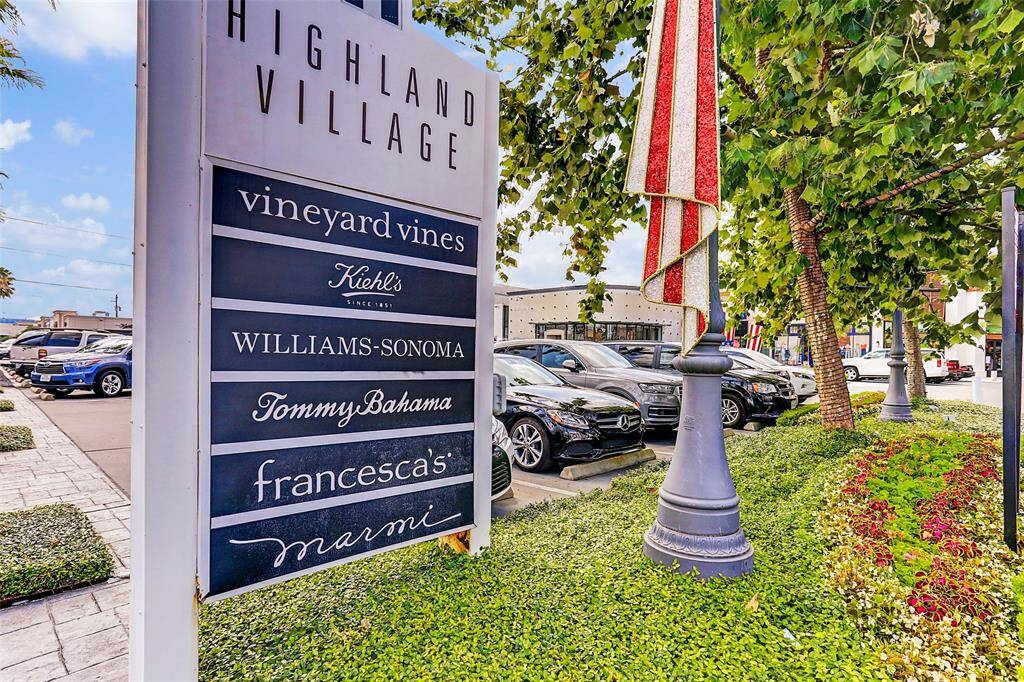 Enjoy close by shopping and dining in Highland Village.