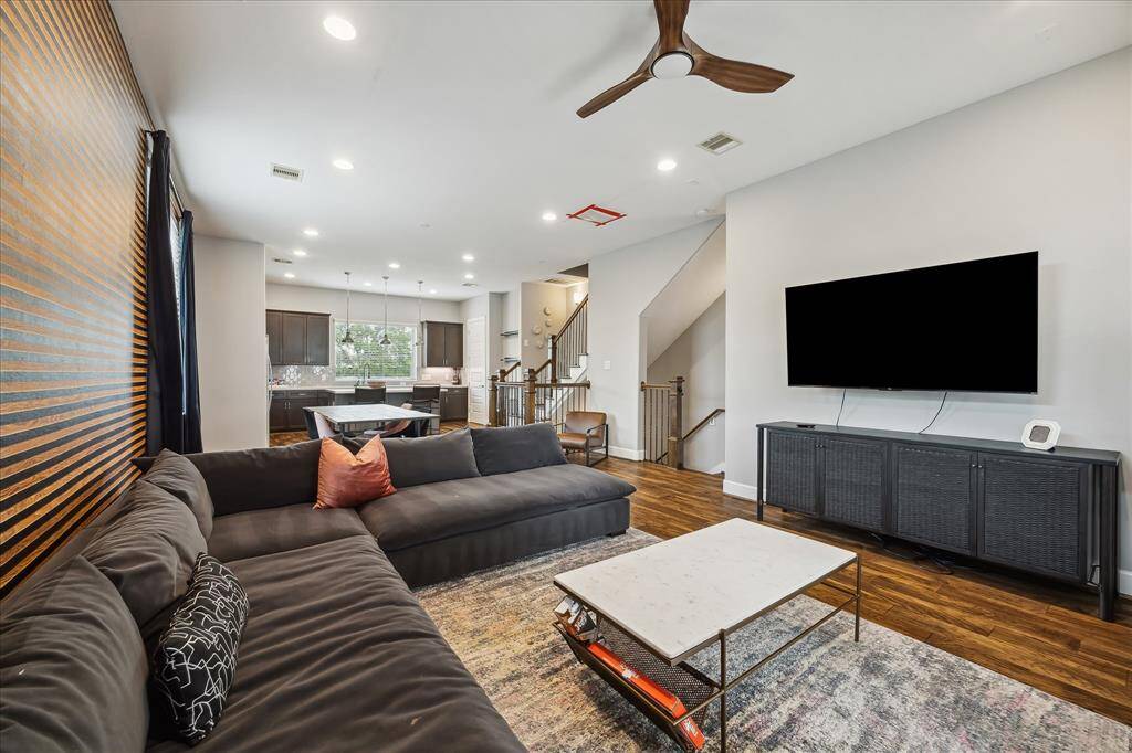 The space boasts a minimalist design