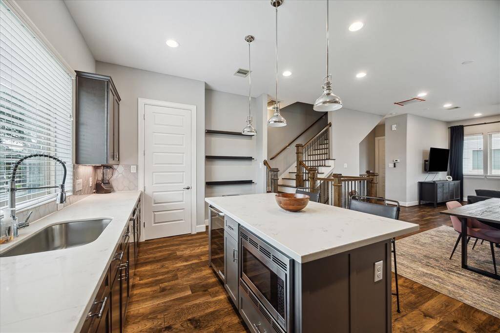 Open kitchen, where modern design meets functionality.