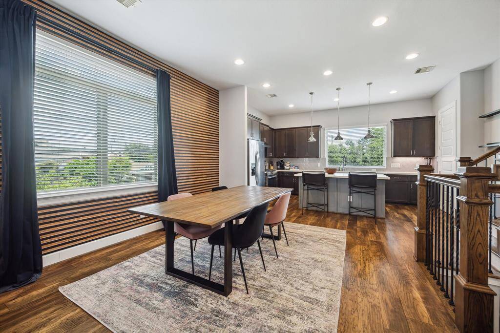 Expansive windows that flood the interior with natural light