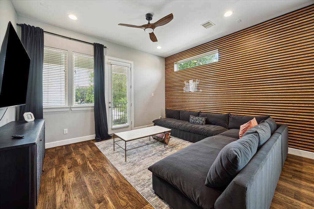 Welcome to the epitome of modern living in this sophisticated living room.