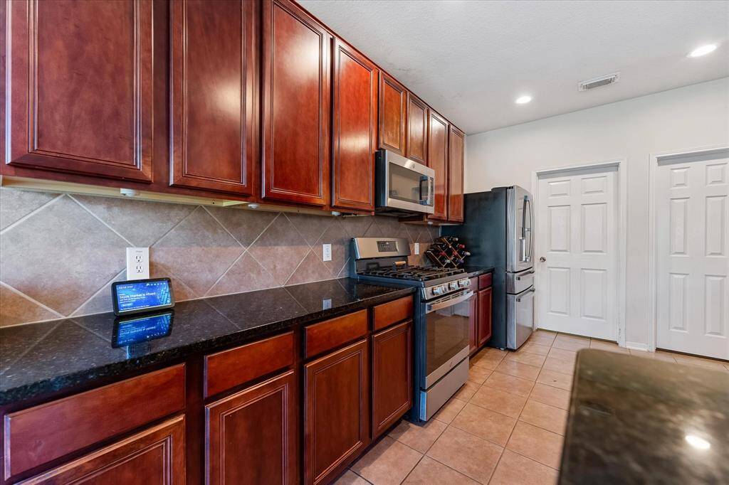 Ample counterspace and storage for the cook in the family