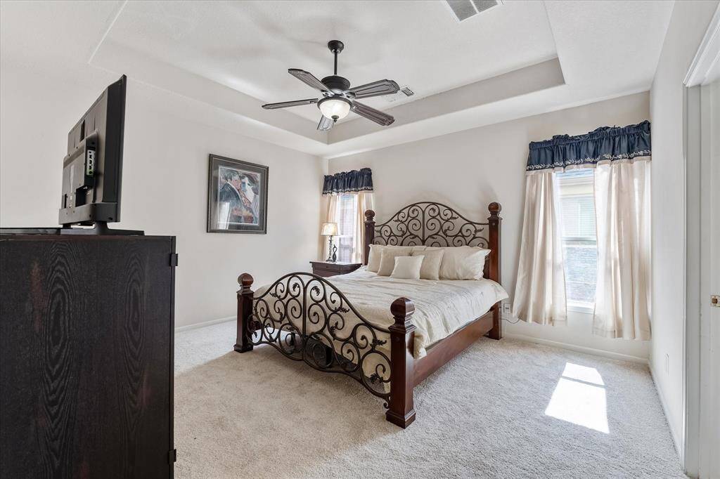 Private primary suite on the first floor
