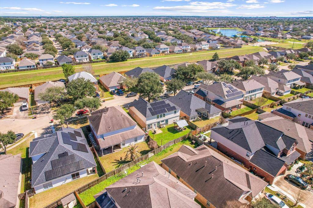 Back aerial view