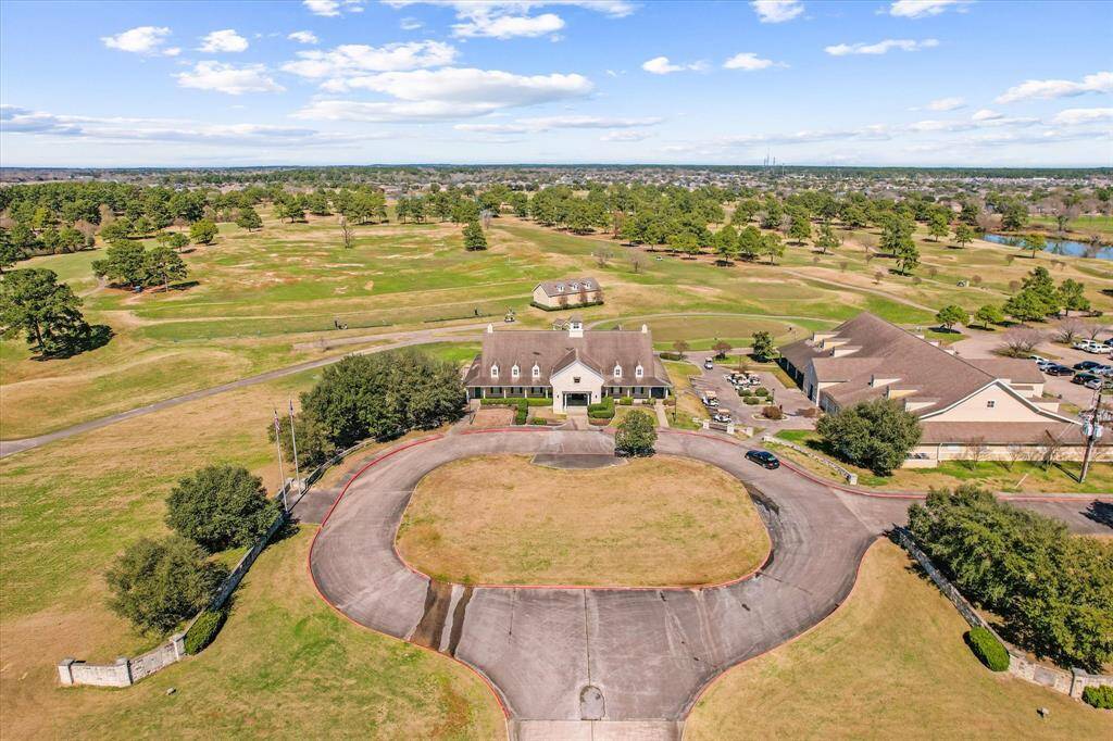 View of the golf course and club house