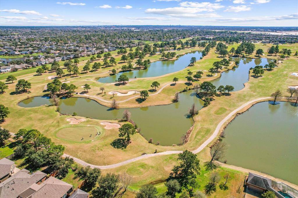 Trails on the gold course