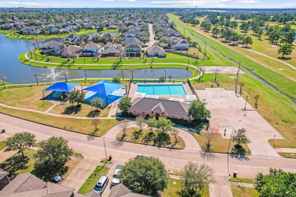 Community pool and park