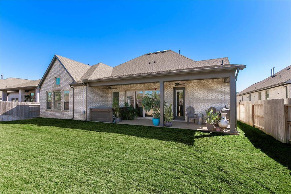 Covered extended patio ideal for enjoying the great outdoors.