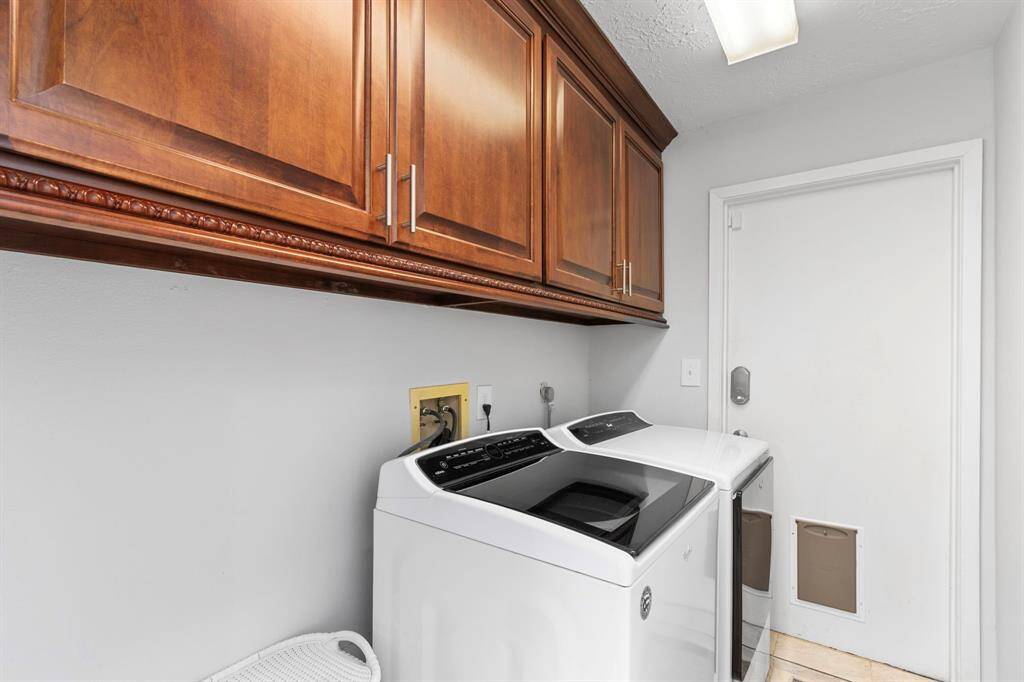 Laundry room.