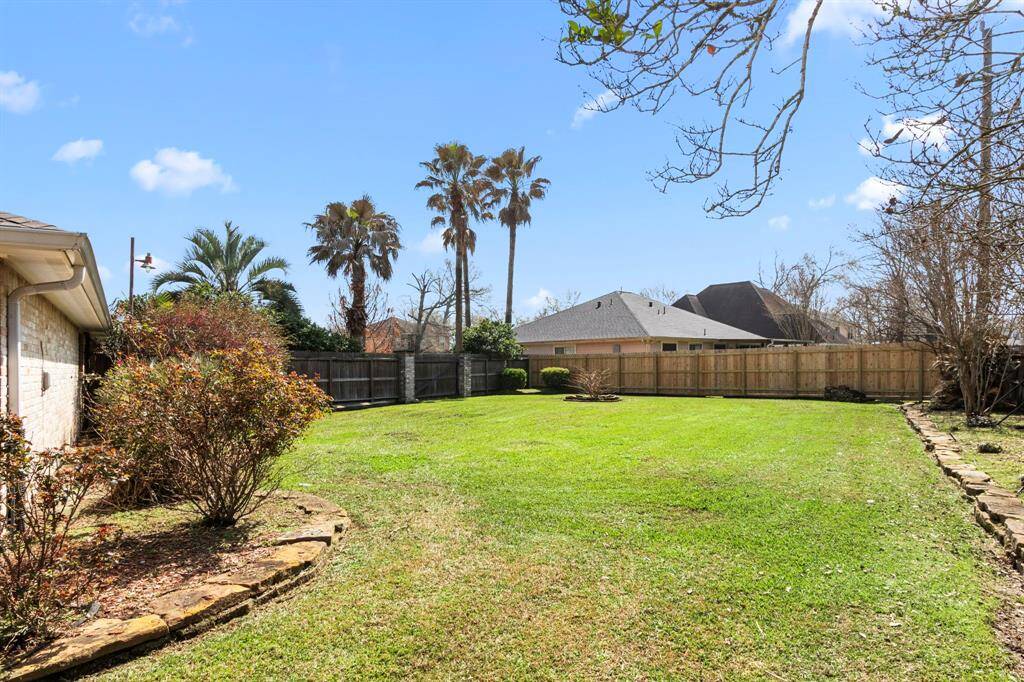 Left side yard.