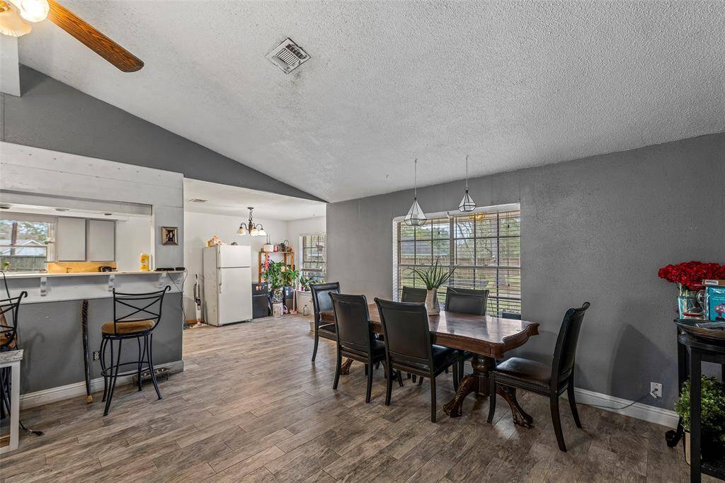Kitchen and dining area