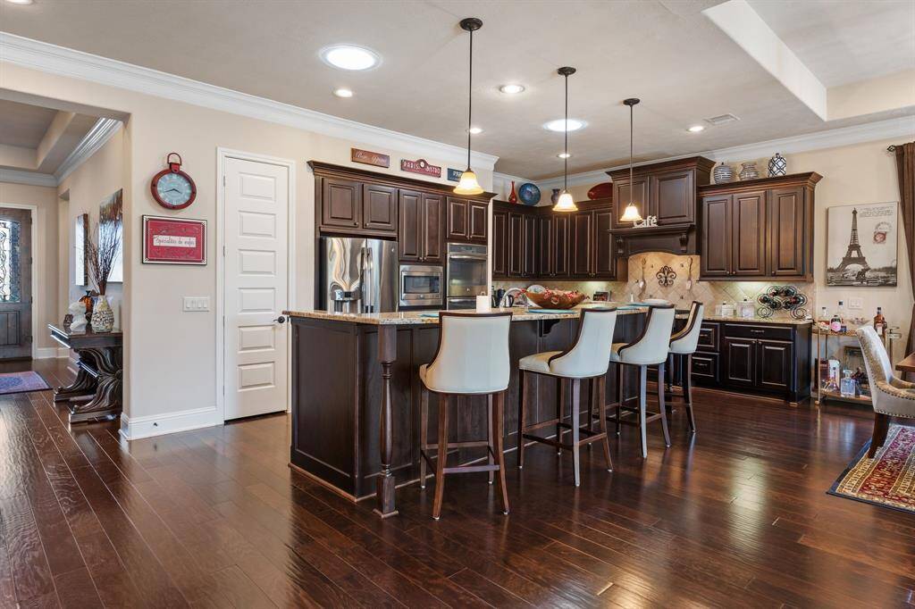 Kitchen with a SPACIOUS island