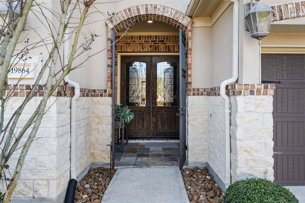 HARDWOOD double front doors