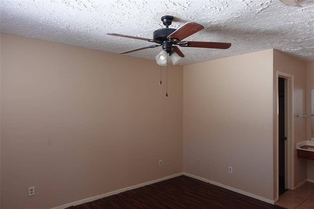 Spacious master bedroom.