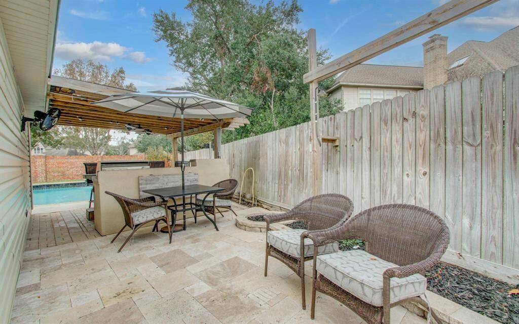 So many possibilities in your backyard oasis to entertain.