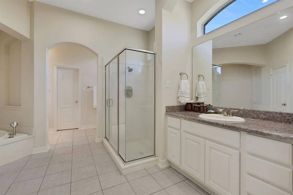 Here is another shot of the primary bathroom