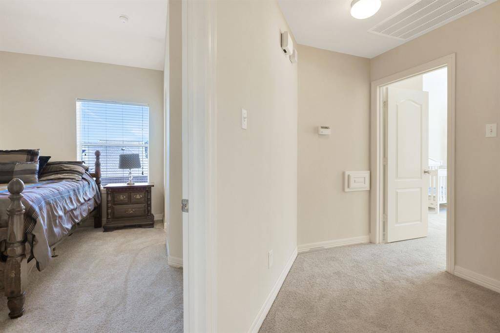 Full bathroom upstairs offers a separate shower