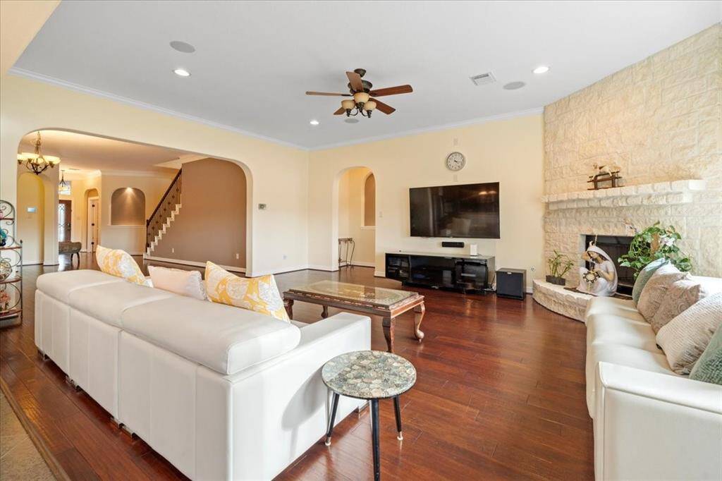 Another view of the sizeable living room
