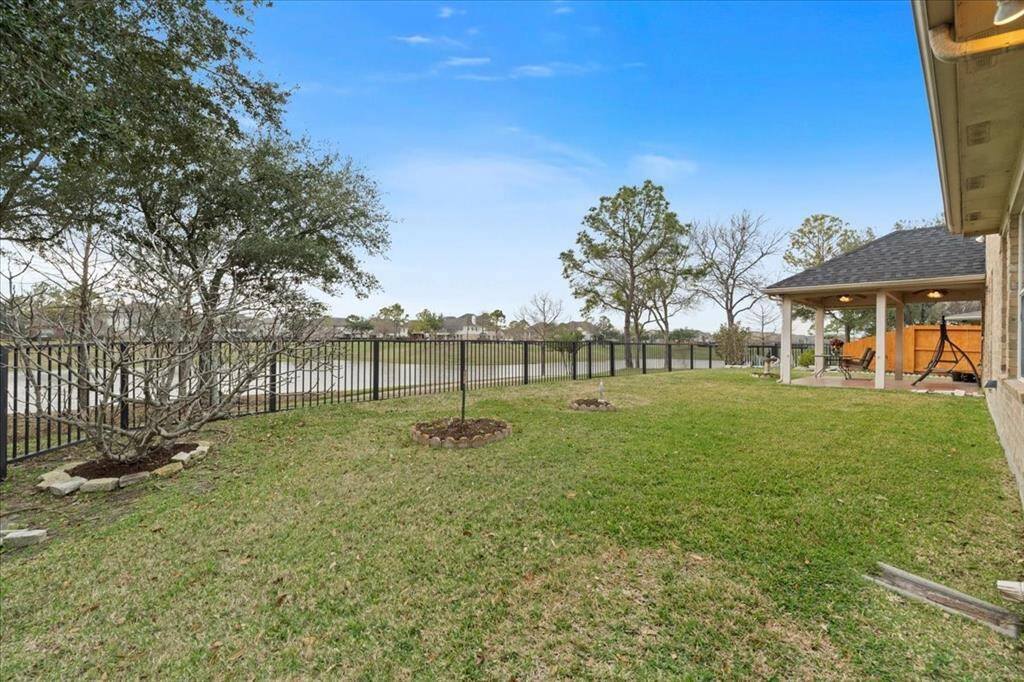 Expansive lake views from the back of the house