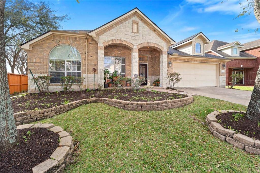 Ample low maintenance landscaping